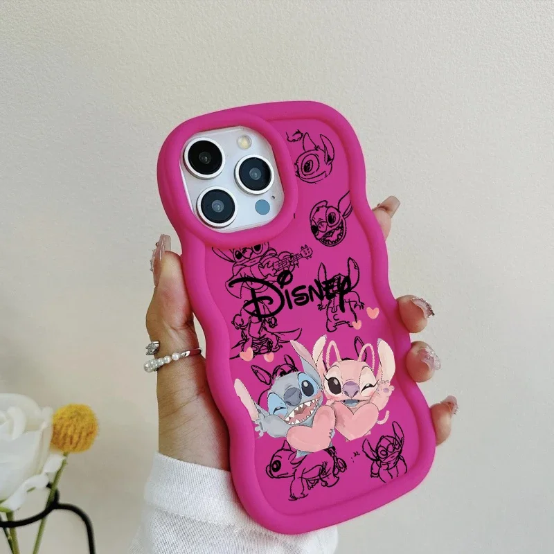 Funda Stitch Angel para Infinix Smart 9 8 7 Note 40 Zero 30 4G Play Hot 50i 40i 30i 50 Tecno Spark 30C 10C 10 8T GO 2025 2023 2024 - imagen 4