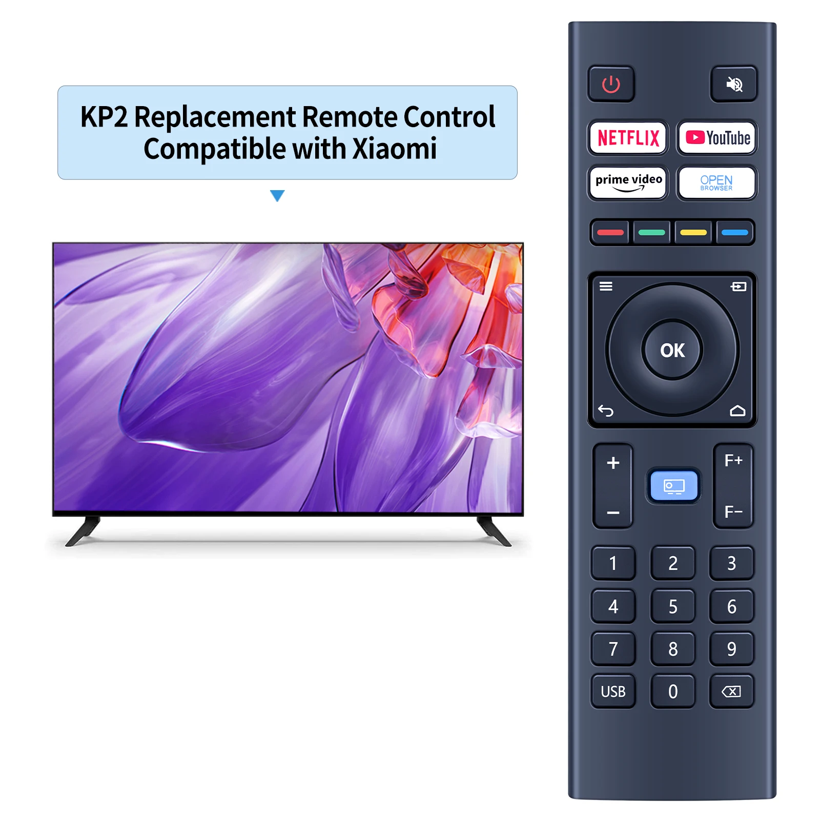 Nuevo Control remoto de repuesto IR para proyector de cine en casa MECOOL KP2 1080P - imagen 2