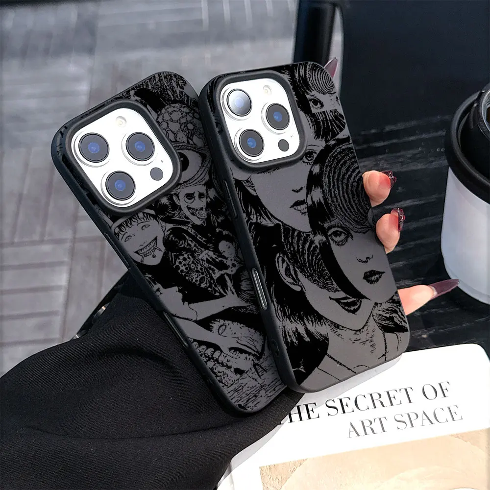 Junji Ito Terror Horror-funda de teléfono de silicona mate para Xiaomi Redmi 9A 9C 12 13C 14 14C A1 Note 11 12 13 14 Pro Plus 4G 5G