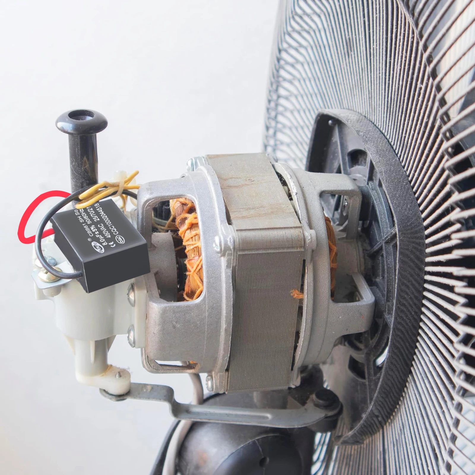 Condensador de arranque de ventilador CBB61 0,8/1/1,2/1,5/1,8/2/2,2/2,5/3/3,5/4/5/6/7/8/10/12/15/16/18/20UF para aire acondicionado de campana extractora de ventilador - imagen 5