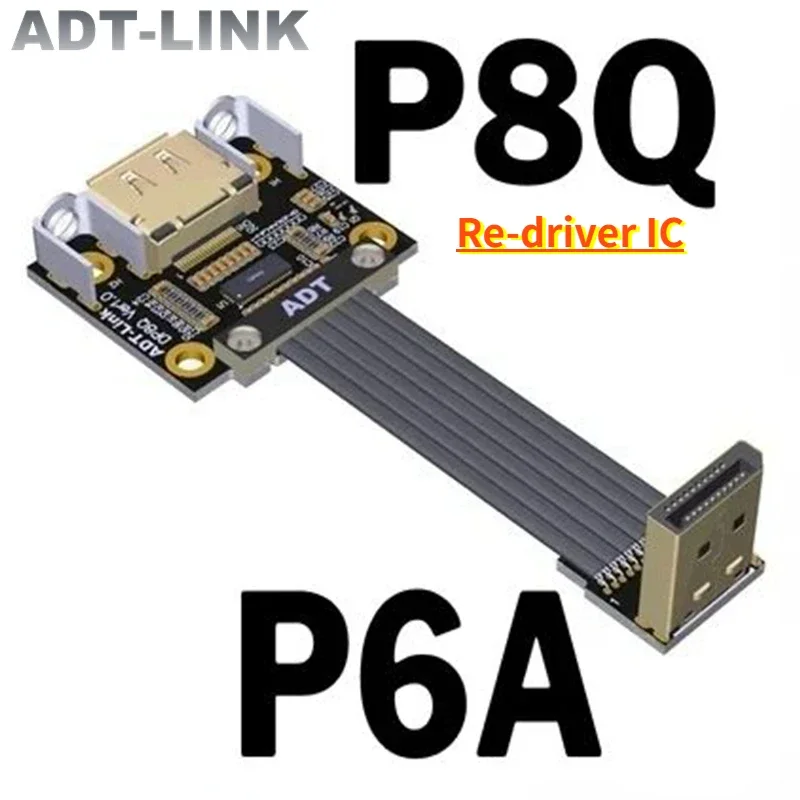 Cable DisplayPort V1.4 Macho-Hembra 4K 165Hz blindado - imagen 3