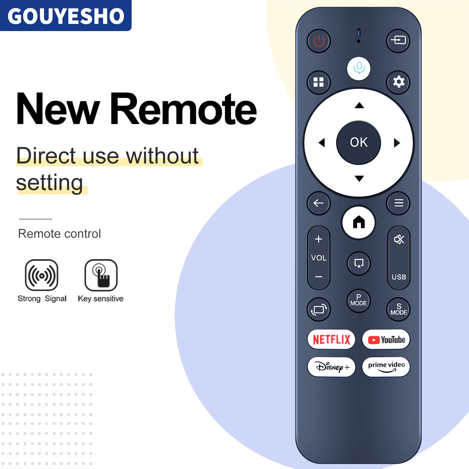 Nuevo control remoto para proyector Gaimoo [altavoces oficiales/estéreo Netflix] 4K