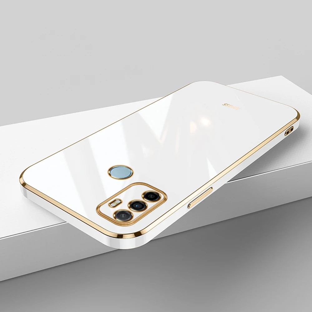 Funda a prueba de golpes para Motorola Moto G60, carcasa a prueba de golpes, marco transparente de TPU de Color, funda de PC dura mate para Motorola Moto G40 - imagen 3