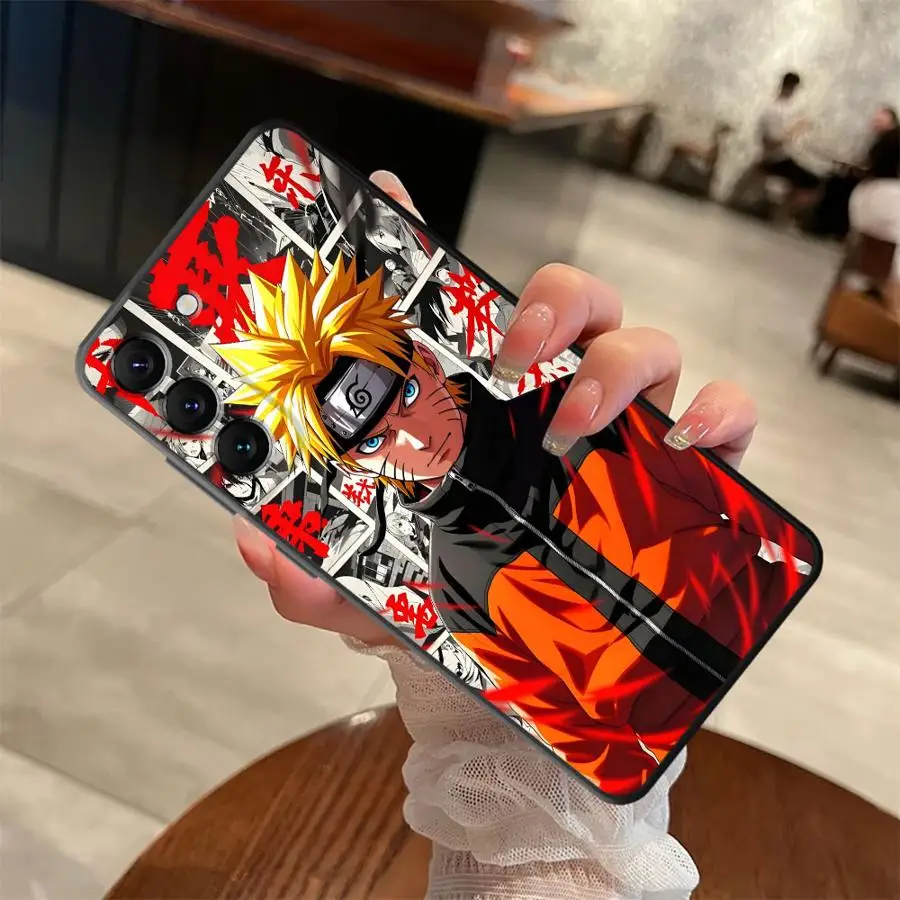 Funda para Samsung Galaxy A23 A53 A51 A73 A25 A71 A32 A22 A52 A35 A24 A55 A26 A72 A36 A41 funda negra suave para teléfono dibujos animados geniales - imagen 2