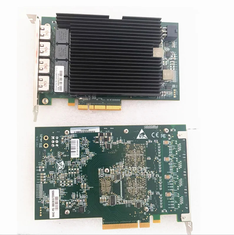 01KM586 para SiIicom PE310G4I40EU-T PE310G4I40EU X540-T4 Tarjeta Ethernet de cuatro puertos de 10 Gigabit compatible con operación sin disco