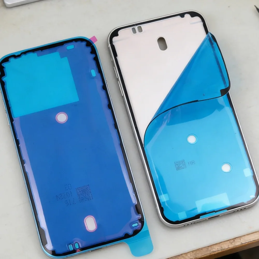 10-1 Uds cubierta frontal + trasera pegatina de sellado impermeable lateral para IPhone 16 Pro Max/16 Pro LCD cinta adhesiva de sellado pegamento pegatina de reparación - imagen 5