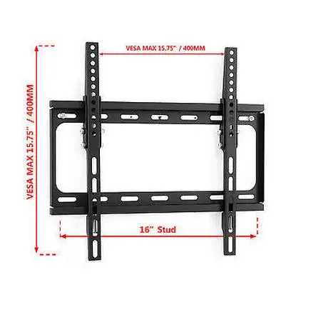Soporte de montaje en pared para TV LCD LED HD, Monitor inclinado de Plasma ultradelgado General, apto para 26 "-55", soporte máximo para TV de 30KG de peso - imagen 3