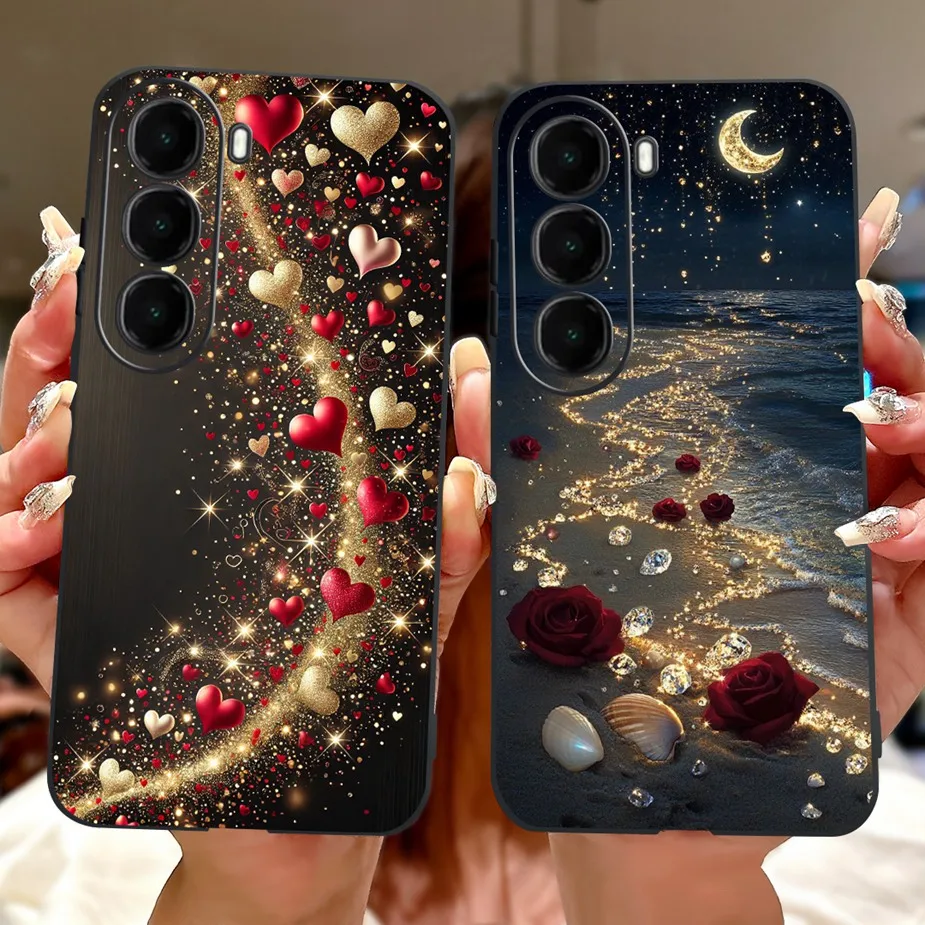 Para Itel A95 5G funda lindo gato Lucky Koi cubierta pintada 6,67 ''funda de teléfono mate de silicona suave para Itel A95 ItelA95 5G Fundas Coque - imagen 2