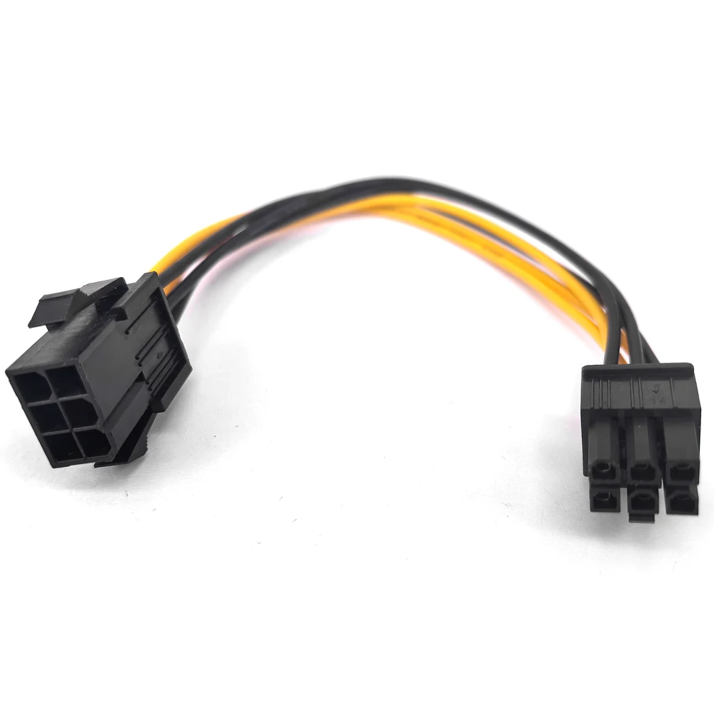Cable de extensión de fuente de alimentación PCI-E, 6 pines, macho a hembra, PSU, GPU, para tarjeta gráfica de vídeo PCI Express