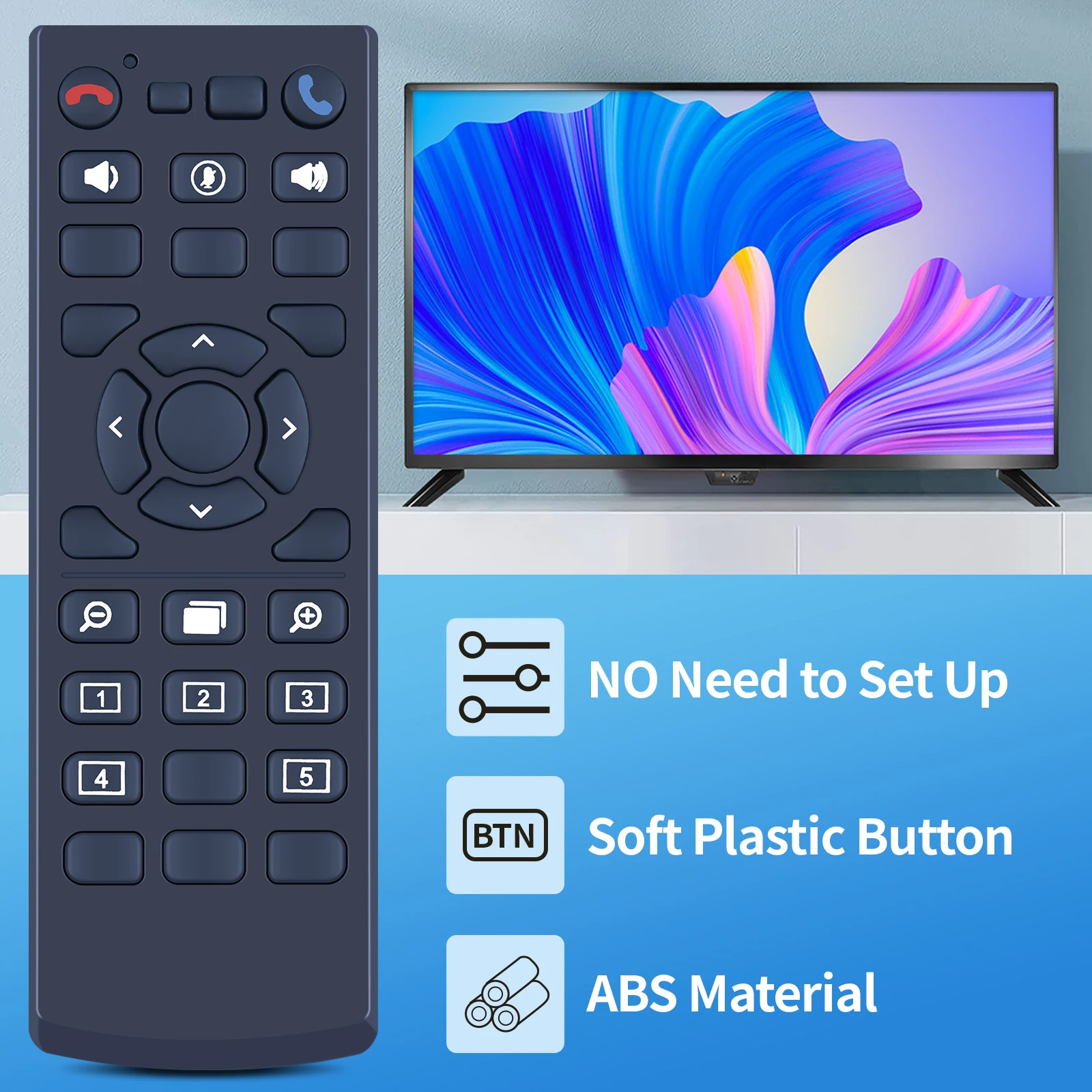 Reemplace el control remoto para la cámara web Logitech 993-001142 CC3000 CC3500E Group ConferenceCam - imagen 3
