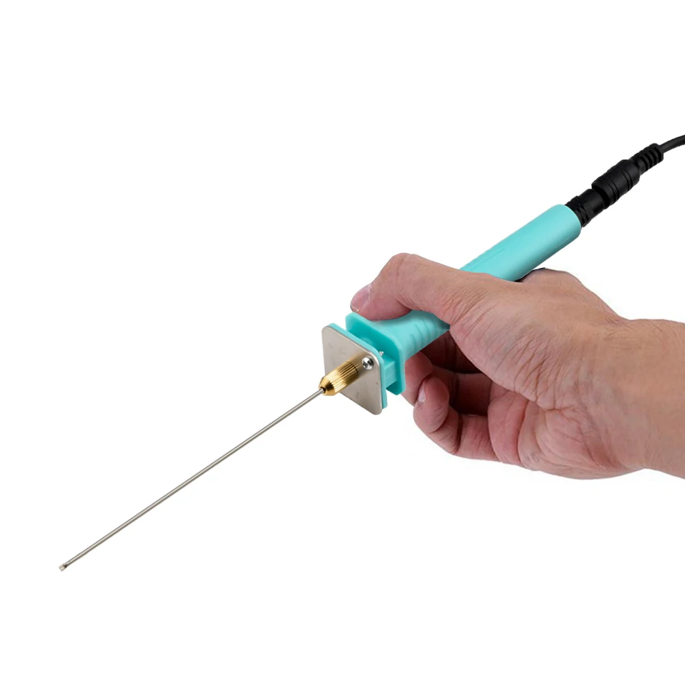 Pluma de corte de espuma con temperatura ajustable, pluma de AC110-240V y aguja, pluma calefactora eléctrica, máquina cortadora de espuma portátil, herramientas de bricolaje - imagen 5