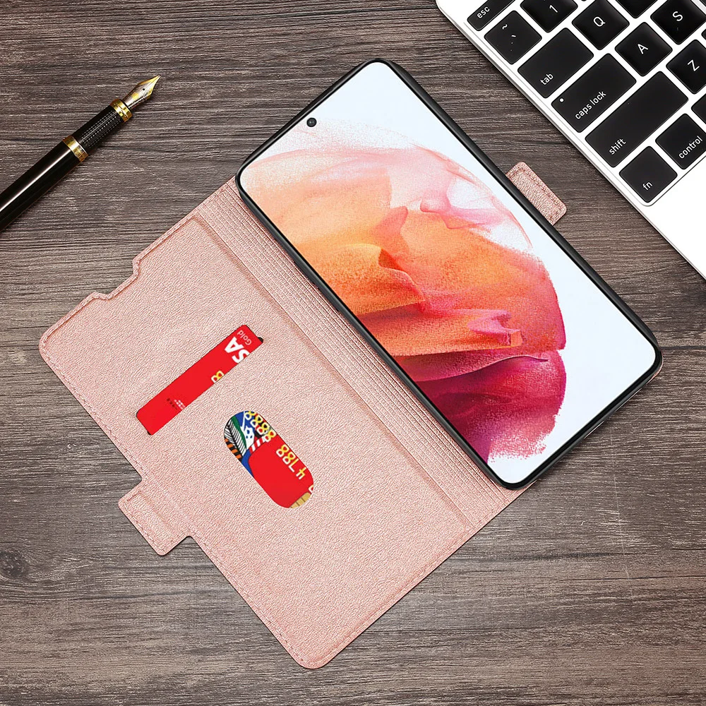 Funda de cuero para teléfono Poco M7 4G C85 4G F7 C71 X7 F7 Pro ranuras para tarjetas funda tipo billetera POCO F7 Ultra C71 F6 X6 M5 M6 g5 Pro - imagen 4