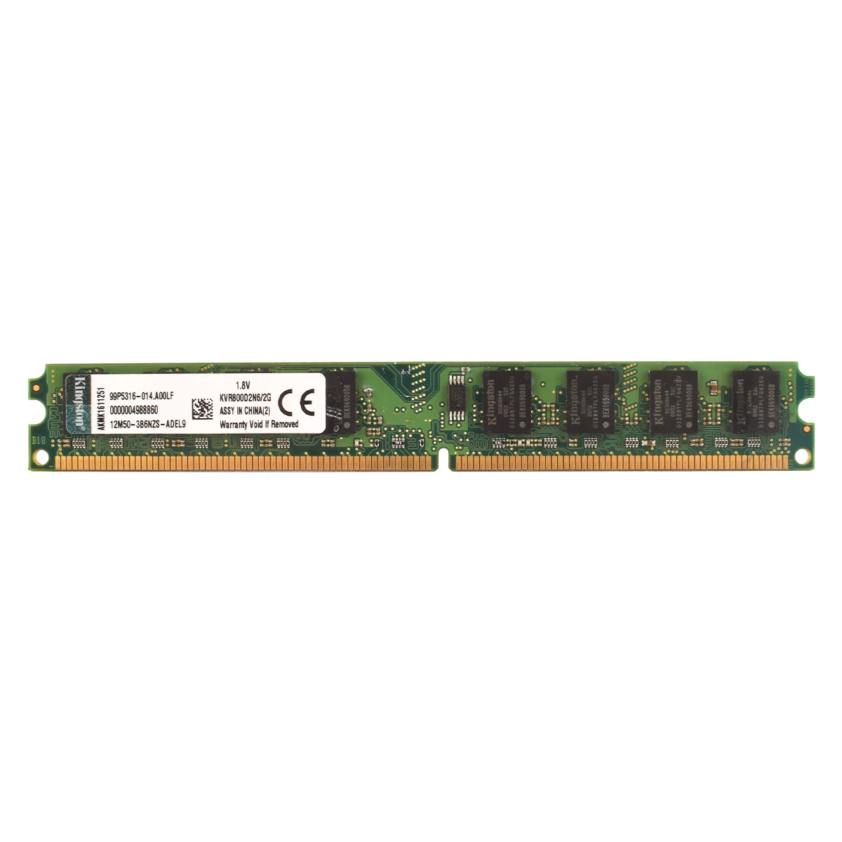 Kingston-Memoria RAM DDR3 de escritorio de 2GB, 1333MHz, 800MHz, 667MHz, modelo de PC2-5300, PC2-6400, DIMM - imagen 3
