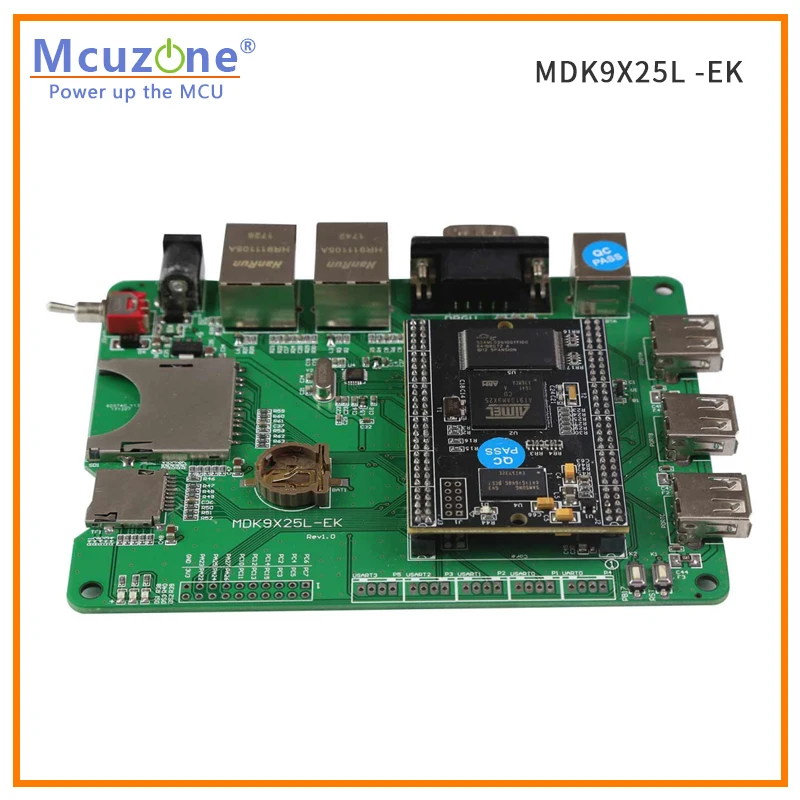 MDK9X25L-EK, AT91SAM9X25 CPU 400MHz, DDR2, 256M Ethernet, USB HishSpeed TF 6UART TWI ARM9 JTAG - imagen 2