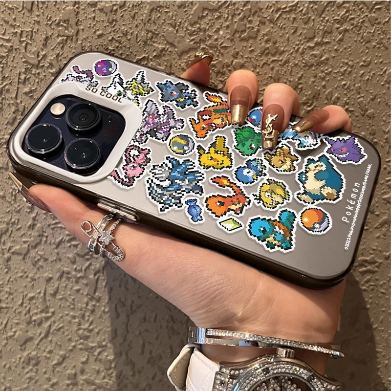Funda de PC de dibujos animados P-Pokemon Pixel para Samsung Galaxy S23 S24 S25 S22 Ultra S21 Plus FE A56 A36 A26 5G A16 A06 4G Note 20 - imagen 3