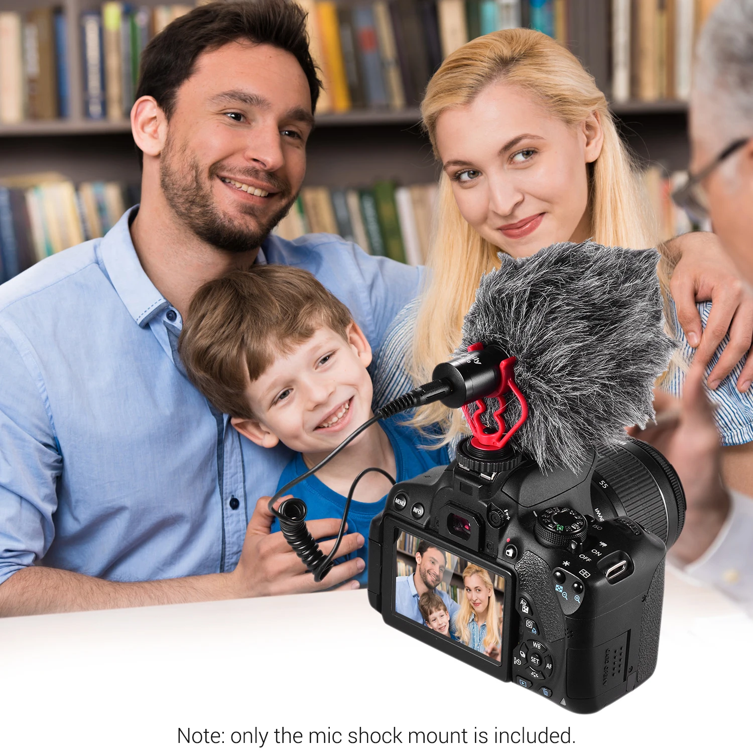 Adaptador de montaje de zapata fría para micrófono, montaje Universal MicShock de 2 piezas, plástico ABS, repuesto para micrófonos de escopeta - imagen 5