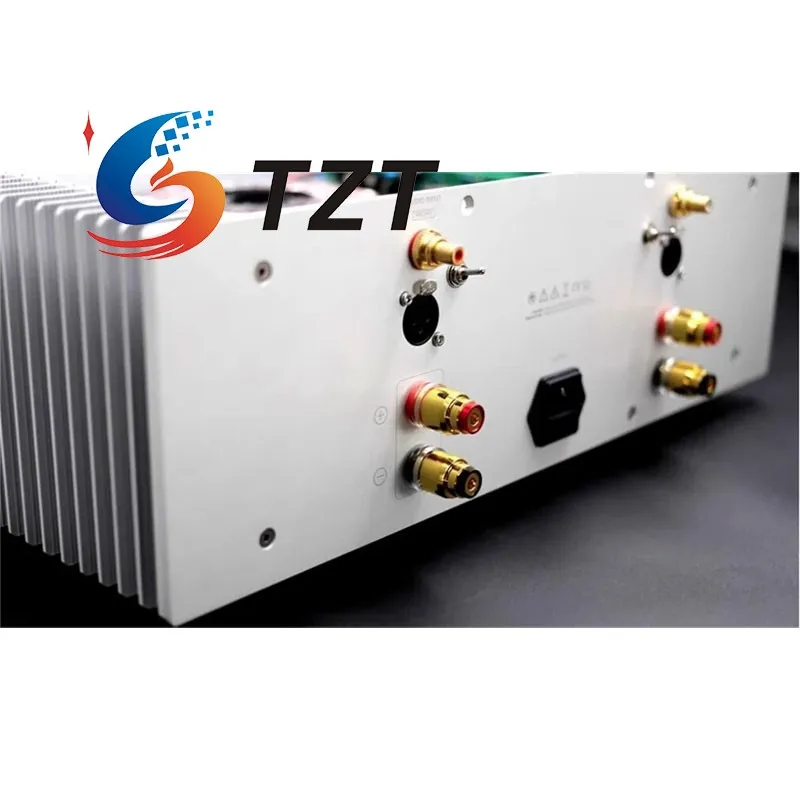 TZT Transaudio D9PRO 150W/8Ω 300W/4Ω Amplificador de potencia (Plata/Negro) Basado en circuito para DarTZeel - imagen 2