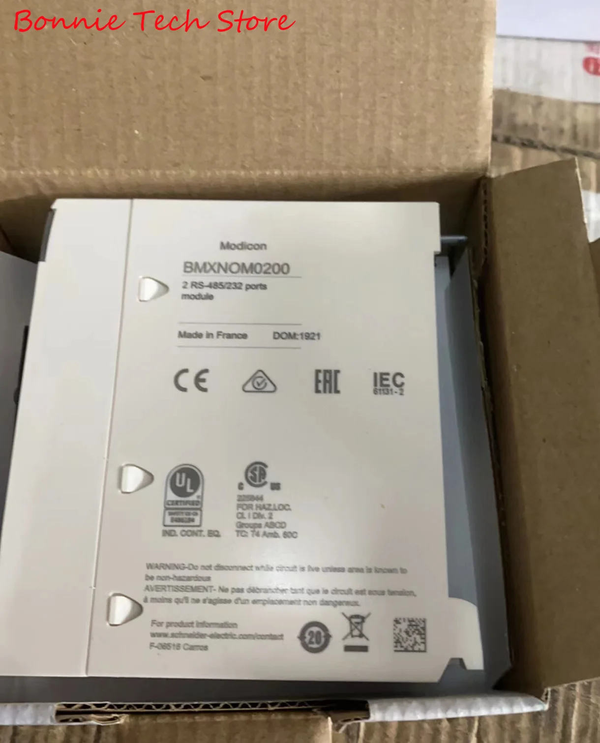 BMXNOM0200 para módulo de enlace serie Schneider con 2 puertos RS-485/232 en modo Modbus y caracteres - imagen 3