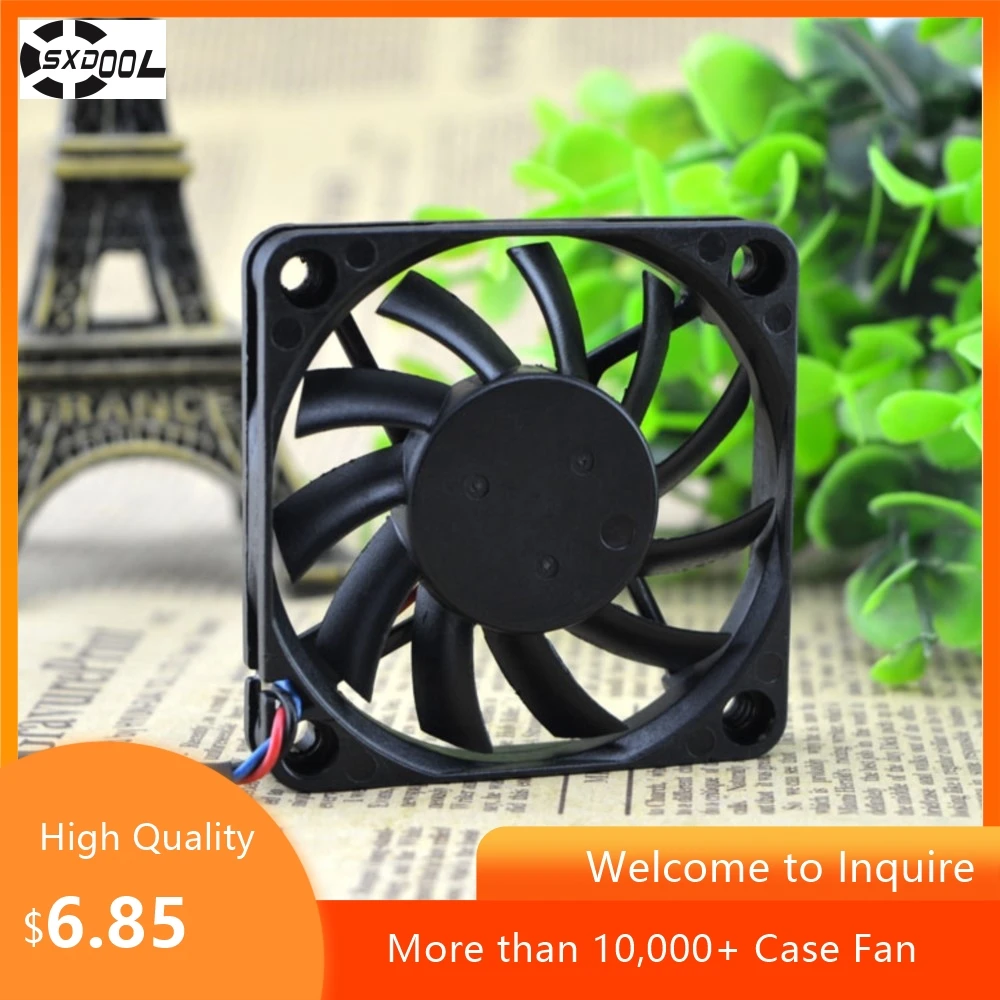 Ventilador 6010 para Delta EFB0612HA 60x60x10mm 12V 0.18A doble bola 4200RPM 18CFM ventilador ultrafino para electrónica - imagen 5