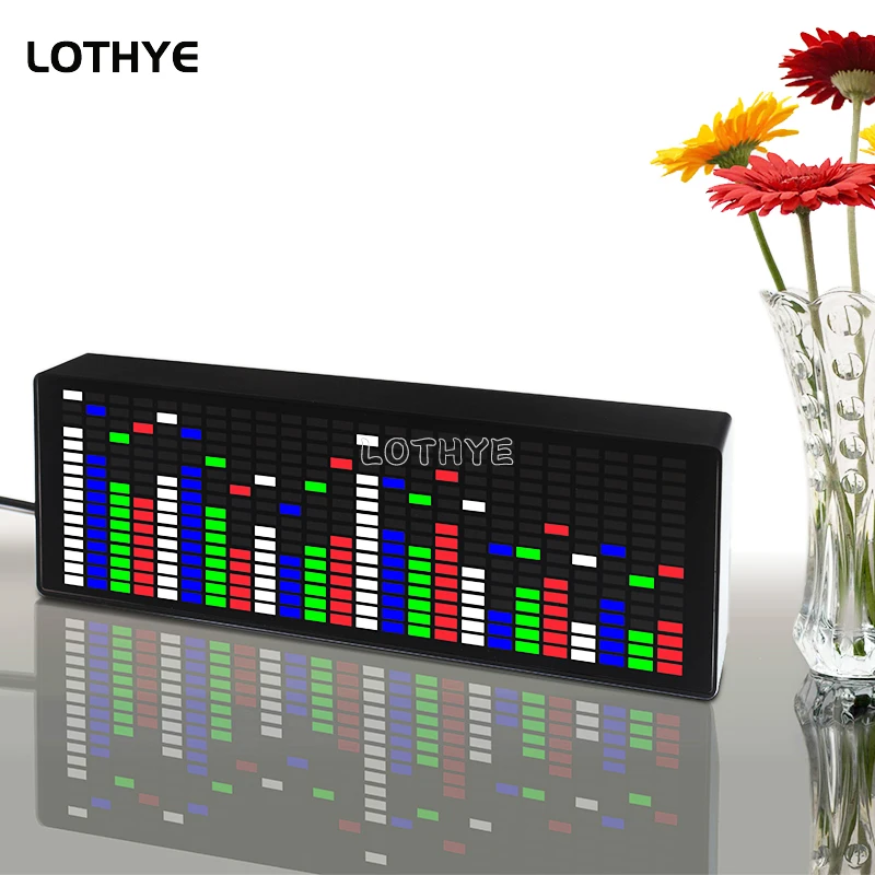 Placa amplificadora multimodo, indicador de nivel, medidor de VU, Control por voz, captación de espectro de música, reloj de ritmo, pantalla de Audio para coche, luz LED - imagen 4