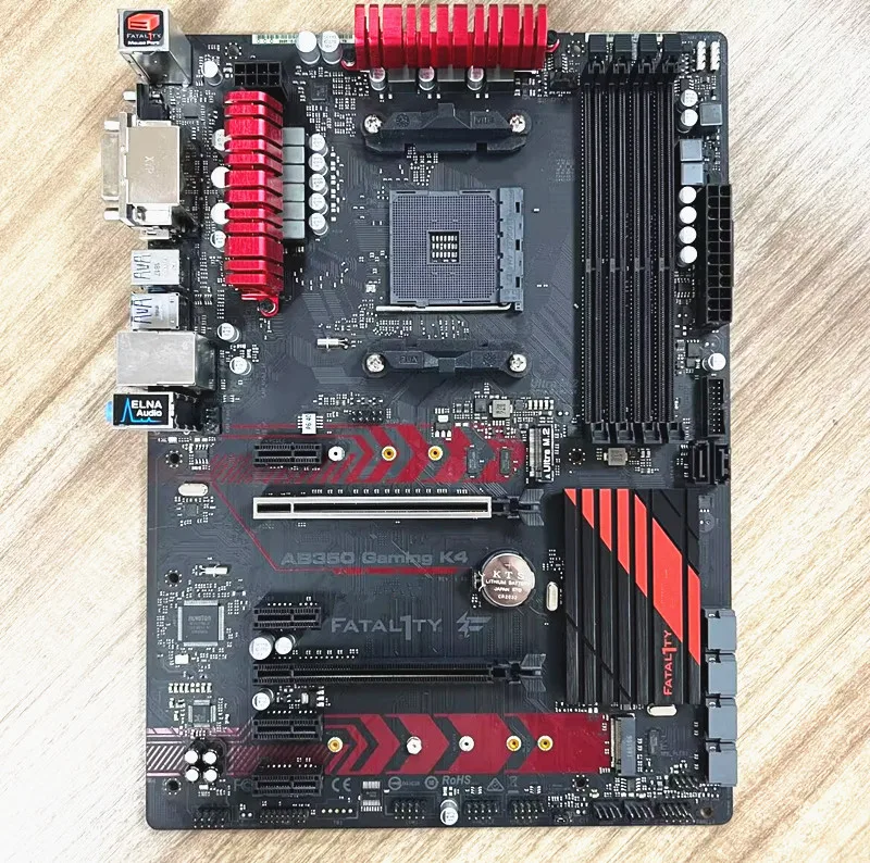 Para ASRock Fatal1ty AB350 Gaming K4 placa base Socket AM4 soporte Ryzen 9 5900X 3900XT Ryzen 7 5800X3D 5800X DDR4