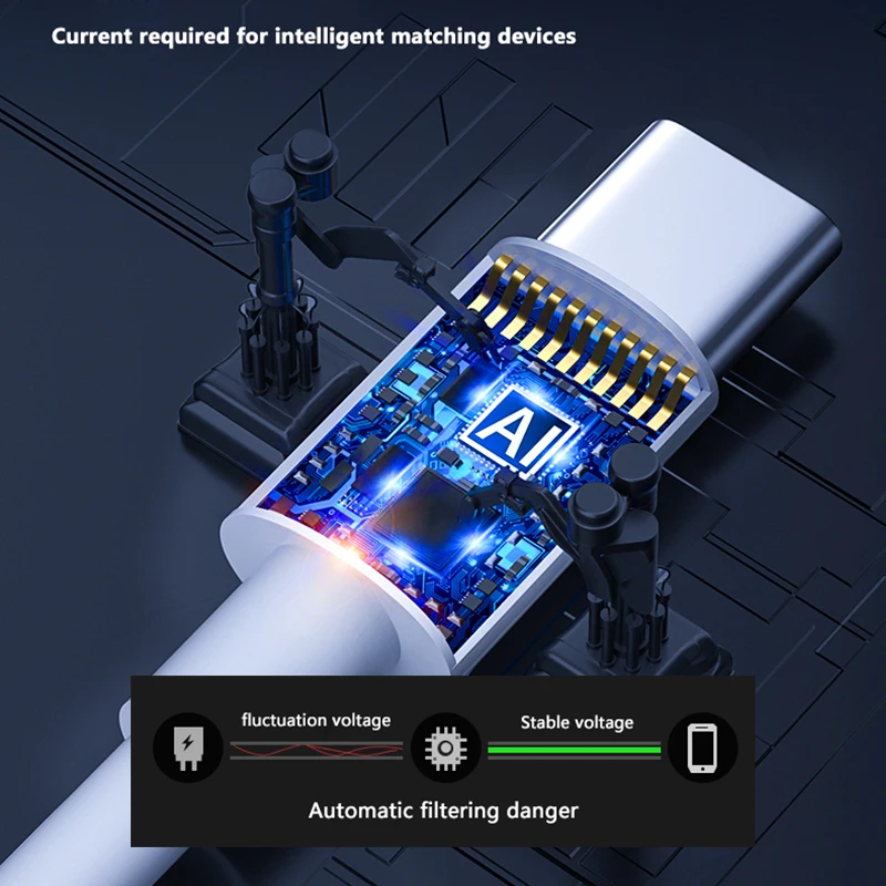 Cable USB tipo C de carga rápida, accesorio de cargador de teléfono, 100W, para iPhone 15, Note 12 Redmi Xiaomi, Samsung S23 Ultra - imagen 3