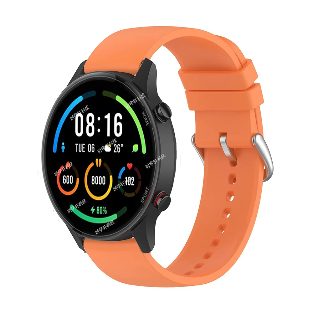 Correa deportiva de silicona para Xiaomi Watch S3, pulsera de 22mm para S1 Pro, S1 Active, S2, 42mm, 46mm, Color 2 - imagen 2