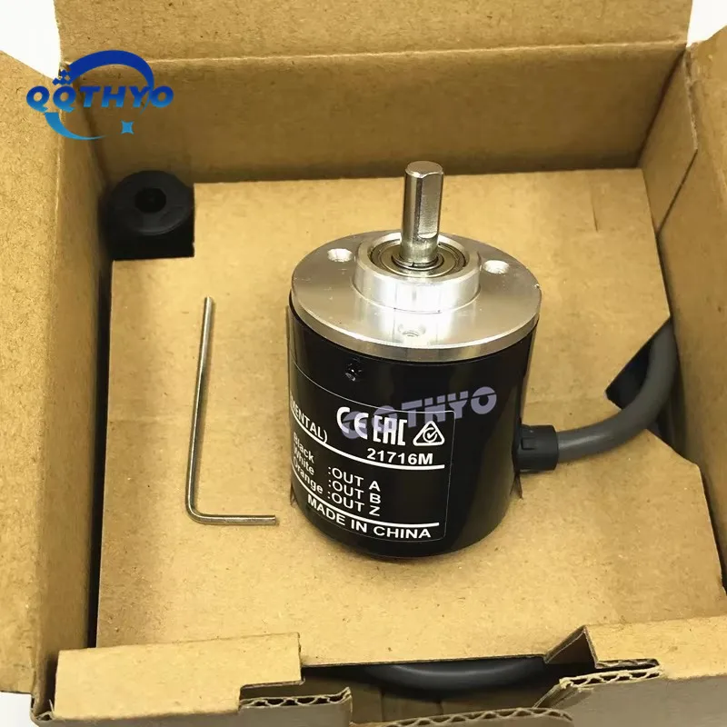 1 Uds codificador rotatorio óptico Incremental E6B2-CWZ5B 10P/R ~ 5000P/R 10PR 100PR 1000PR 2000PR 2500PR E6B2 CWZ5B PNP salida DC12V-24V - imagen 5