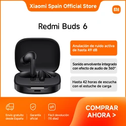 Redmi Buds 6 – Auriculares Bluetooth con Cancelación Activa de Ruido