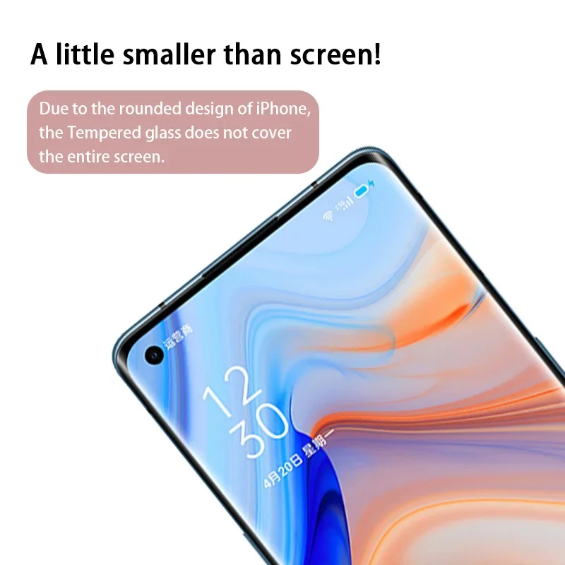 4 Uds Protector de pantalla de vidrio para OPPO A74 A72 5G A9 A5 2020 vidrio protector para OPPO A53 A52 A54 A74 vidrio - imagen 5