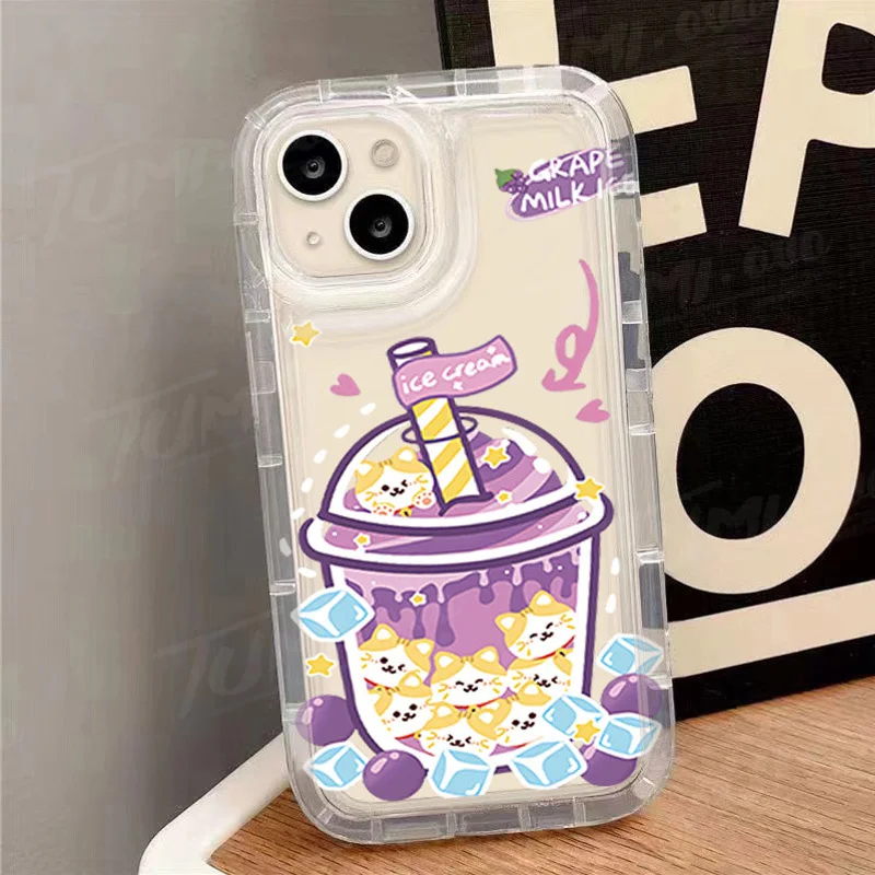 Lovely Crisps Shiba Inu Dog Case para Samsung Galaxy S24 Ultra S23 S22 S21 FE S20 Plus Note 20 10 Pro A34 A54 A33 A53 Clear Cover - imagen 4