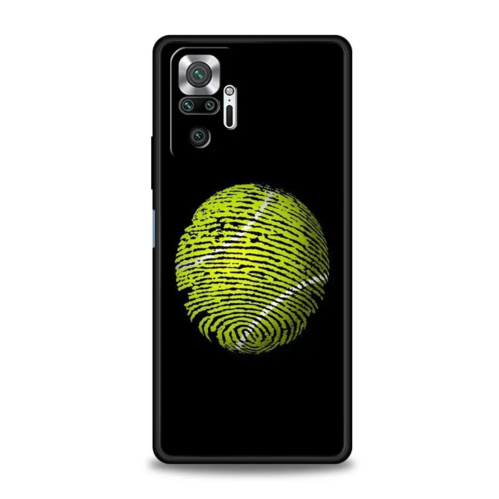 Funda de teléfono deportiva con pelota de tenis para Xiaomi Redmi Note 13, 12, 5G, 11, 10 Pro Plus, 4G, 9S, 9, 8, 7, 9T, 13C, 12C, 10C, 9C, 9A, funda de silicona suave - imagen 5
