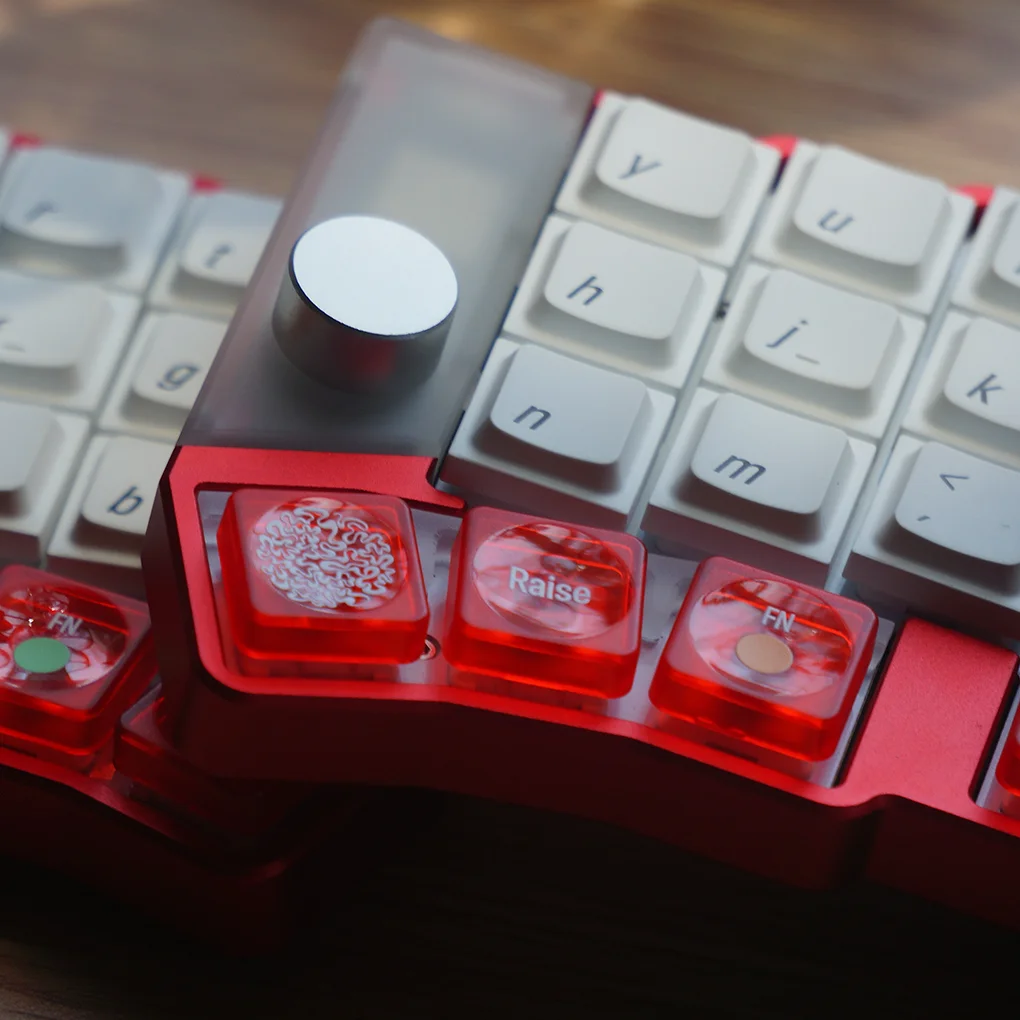 Preventa de teclado dividido Cornix con pata de tracción, Kit de teclado dividido de córnea CNC con cable de intercambio en caliente de perfil bajo, VIAL de Kailh Choc - imagen 3