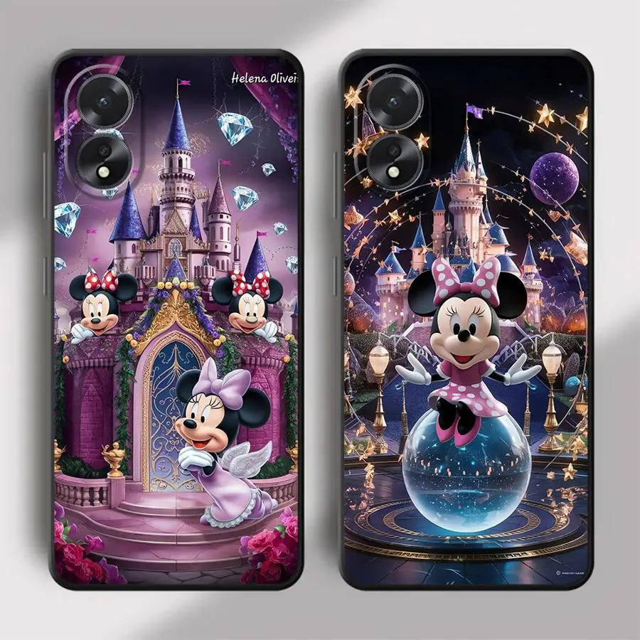 Funda para Oppo A9 A38 A11 A37 A12 A36 A3 A54 A16 A33 A71 A15 A32 A5 A53 A18 A31 A72 A7 A52 A17 A32 A73 funda trasera suave para teléfono rosa - imagen 3