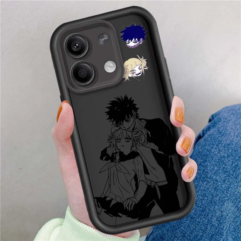 Funda de Anime Dabi y Toga para Redmi Note 14 13 12 11 12R 12R 11T Pro Speed Plus 5G, funda de teléfono con escalera ocular - imagen 4