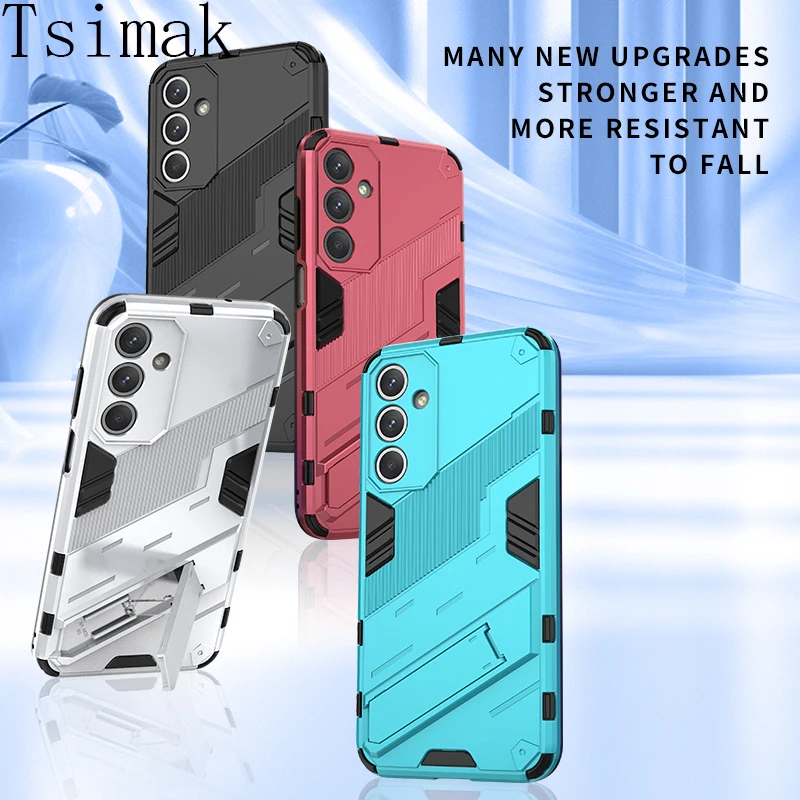 Funda armadura para Samsung Galaxy A15 A25 A35 A55 A05 A05S M15 M35 M55 funda magnética para Samsung A 55 35 M 15 05 05S funda de teléfono - imagen 2
