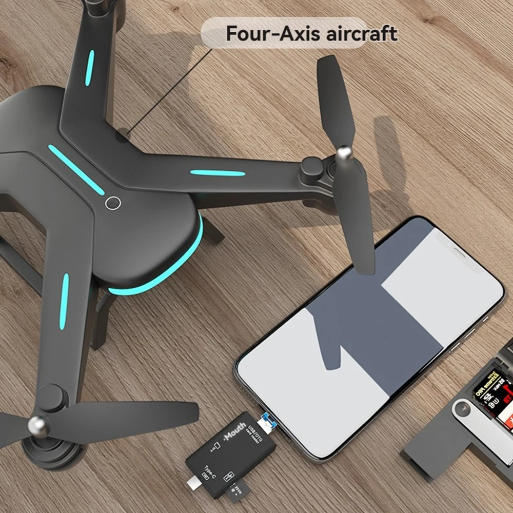 Caja de almacenamiento para lector de tarjetas USB 2,0 7 en 1, tarjeta SD TF, funda para tarjeta de memoria inteligente, adaptador de lectura de tarjetas multifuncional tipo C, caja de almacenamiento - imagen 5