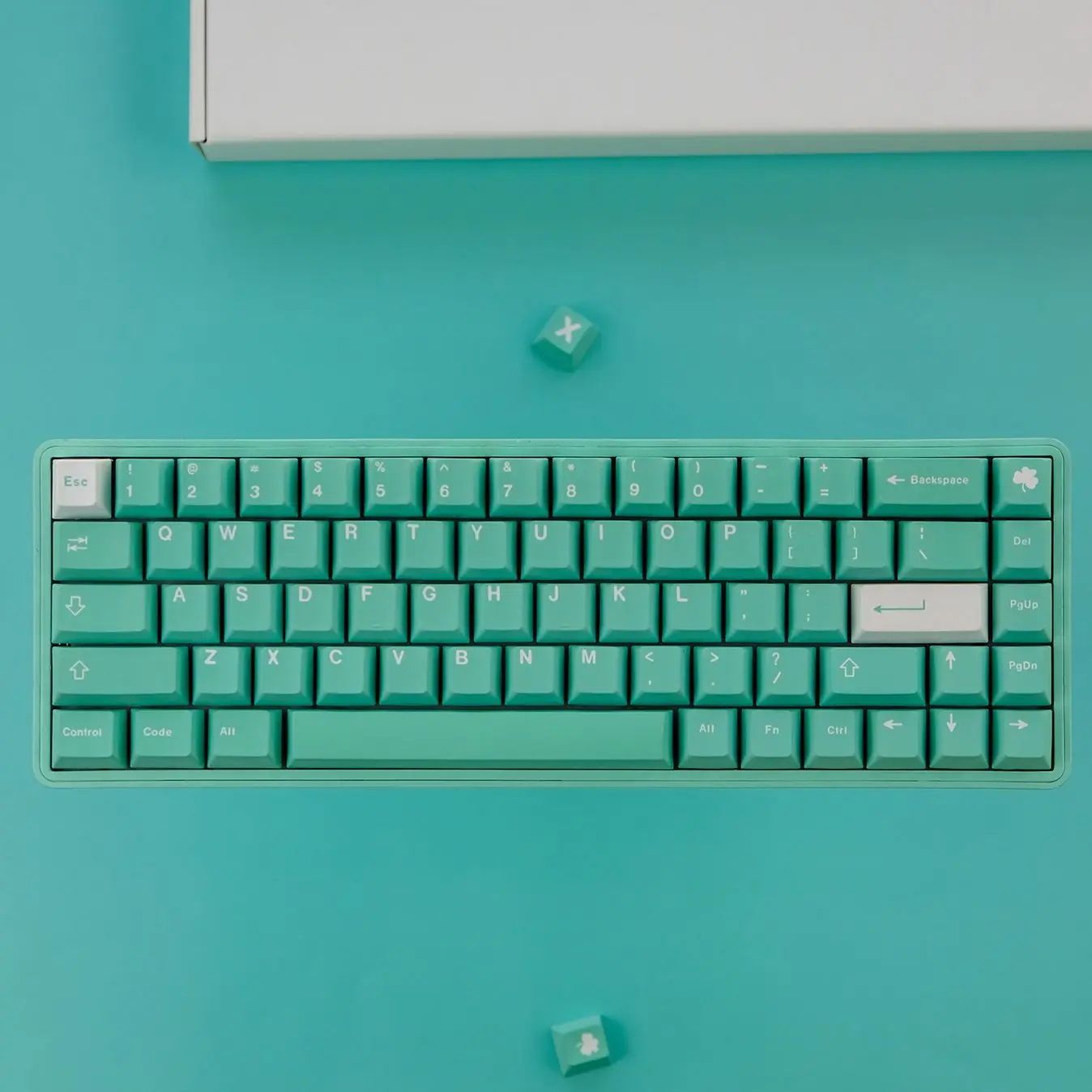 GMK-tecla PBT Tiffany, 129 PBT Kycaps Cherry Profile DYE-SUB, teclas GMK personalizadas para teclado mecánico