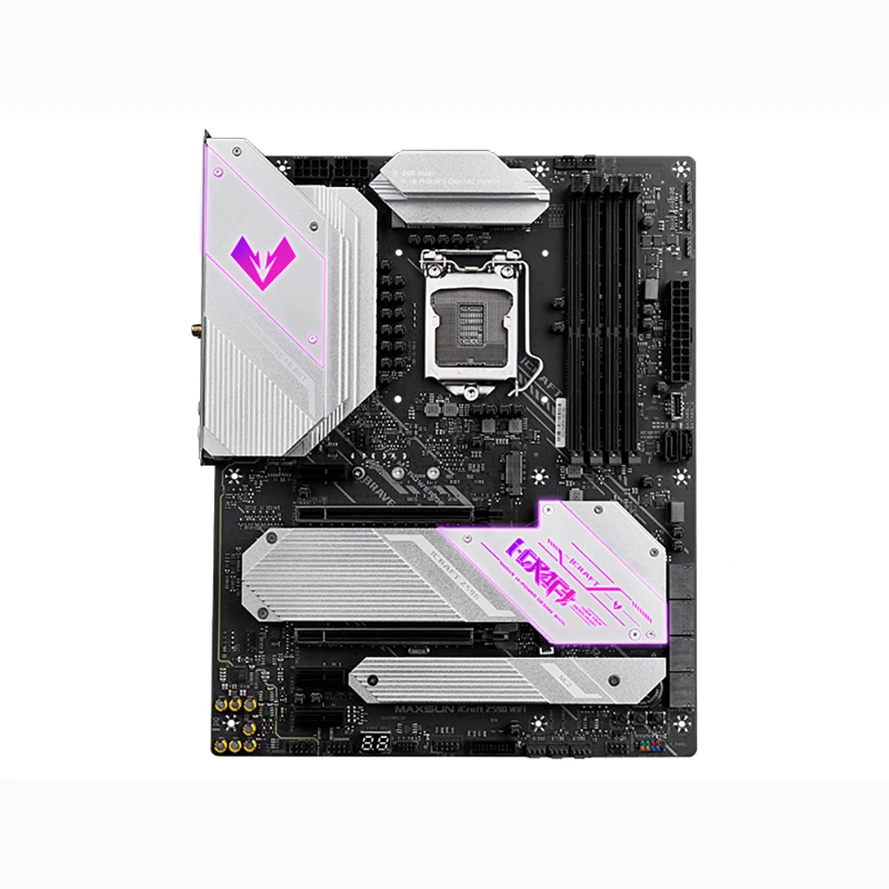 Original MAXSUN MS-iCraft Z590 WIFI ordenador de escritorio compatible con placa base Core LGA1200 ATX de 10/11 a generación - imagen 4