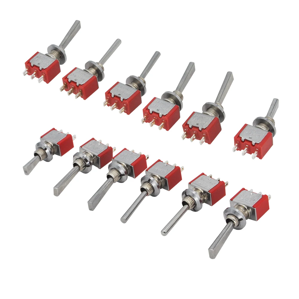 Interruptor FrSky con piezas de tuercas de tornillo para Taranis X9D Plus X7/ X7S X9DP2019/ X9 Lite Radiomaster Jumper T16 interruptor de palanca de Radio - imagen 2