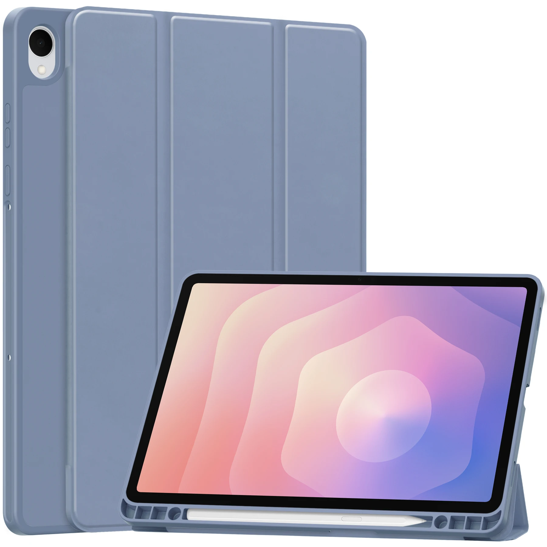Funda magnética para Samsung Galaxy Tab S11 11 pulgadas 2025, con portalápices, Funda 5G SM-X730/SM-X736, Funda para tableta con soporte de activación de 11"