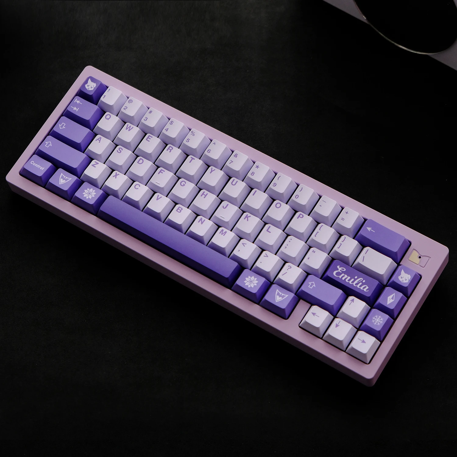 GMK-Juego de teclas de bruja helada, teclas de subcama con tinte PBT, perfil de cereza con ISO Enter, 2.25U, 2.75U, 6.25U, 7U, Barra espaciadora, 1 Juego - imagen 5