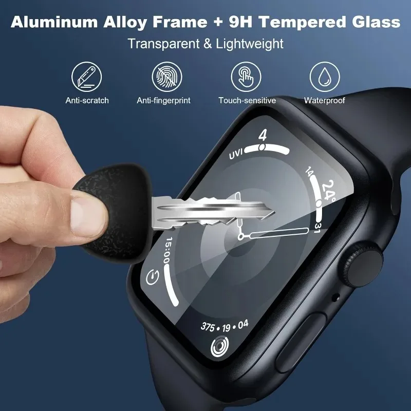 Película cerámica para Apple Watch 9 8 7 6 SE 45MM 41MM 44MM 38 42 40MM Protector de pantalla serie IWatch Ultra 49MM 10 42/46MM no vidrio - imagen 5