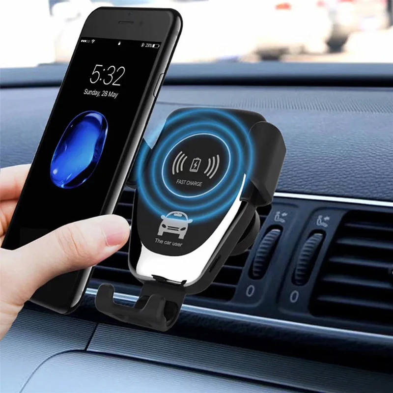 Cargador inalámbrico de coche de 30W, soporte para teléfono con montaje en salida de aire para iPhone 15, 14, 13, 12, Samsung, Xiaomi, carga rápida por inducción para coche - imagen 2