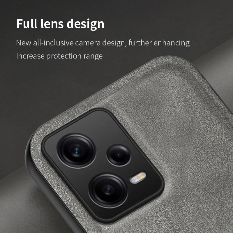 Funda de cuero PU de lujo para Xiaomi Redmi Note 12 Pro Plus, cubierta trasera protectora magnética, funda de teléfono para Xiaomi Redmi Note 12S - imagen 3