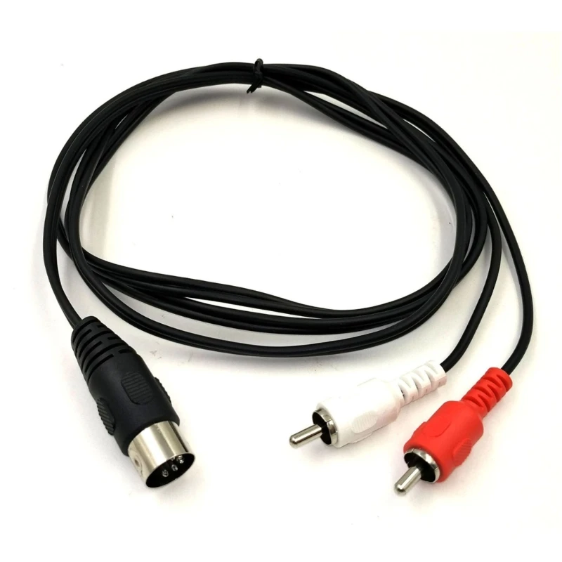 XD99 5 pines DIN macho enchufe a 2RCA macho enchufes convertidor cable conector - imagen 5
