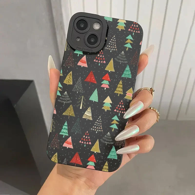 Nueva funda de teléfono con árbol de Navidad para Xiaomi Mi 14T 12T 11T 11 10T Poco X5 F5 X4 M4 F4 X3 M3 Pro Lite 4G 5G funda de silicona suave - imagen 3