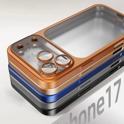 Funda Mate Translúcida para iPhone 17 Pro Max con Protección de Cámara