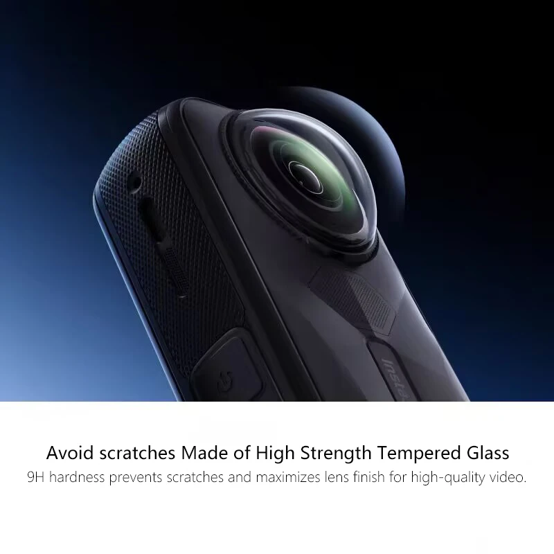Probty Premium Protectores de lentes para Insta360 X5, Protector de lente de cámara de vidrio óptico para Insta 360 X5 Accesorios resistentes a los arañazos - imagen 5