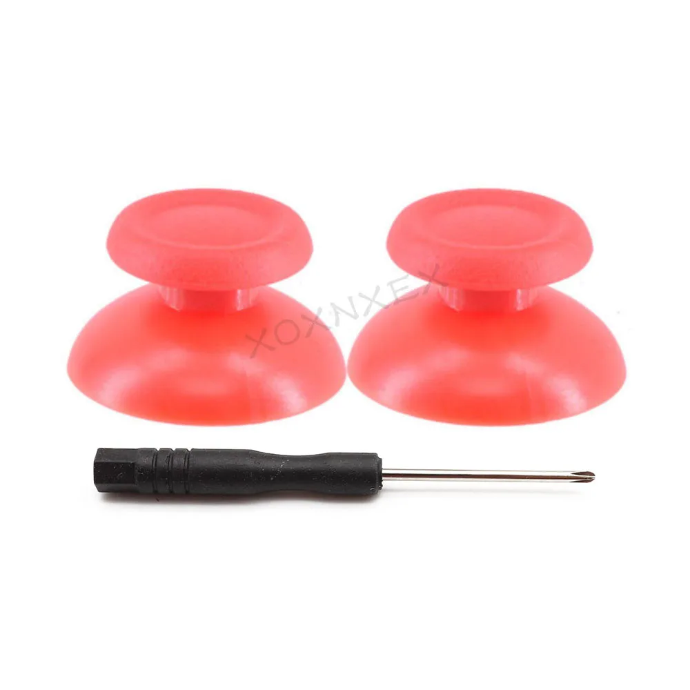 1 Juego de palancas de mando para PS4, palancas de pulgar analógicas, tapas de setas + destornillador para Sony PS4/PS4 Slim/PS4pro - imagen 3